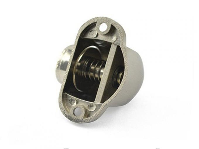 Supporto magnetico della porta di Hydralic della porta del tappo della spazzola del nichel di vetro vicino molle della macchia