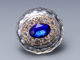 Chrome Crystal Drawer Handles And Knobs Swden Stylish Blue Arcylic Stones For Kitchen Cabinet