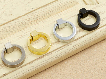 Il retro cromo Doo di tirate dell'anello dell'oro tratta i montaggi semplici neri dell'hardware della mobilia